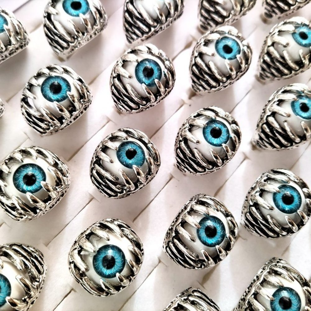 Eye Ball Stainless Steel Ring - Picture 7 of 7